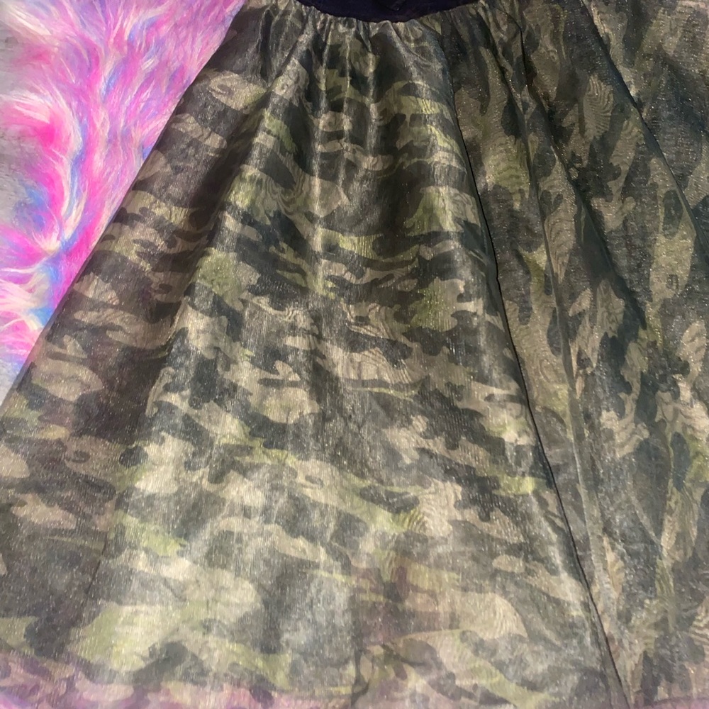 Ashley Stewart Tulle Camo Skirt . New with tags